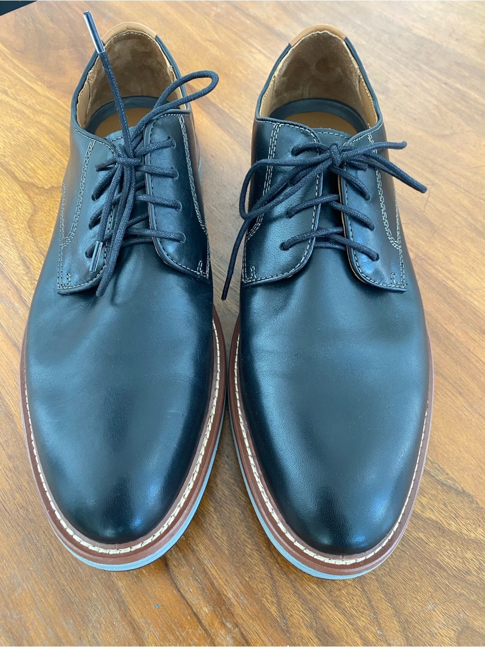 Johnston & Murphy Black Leather Shoes Men’s 10.5 W